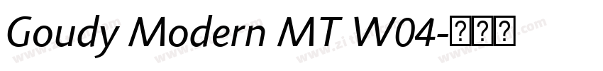 Goudy Modern MT W04字体转换